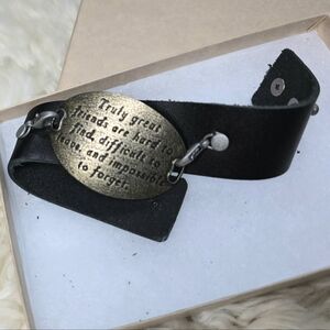Leather Friendship Cuff